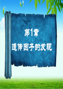 2013-2014学年高中生物必修二同步学案课件：1.1孟德尔的豌豆杂交实验(一)