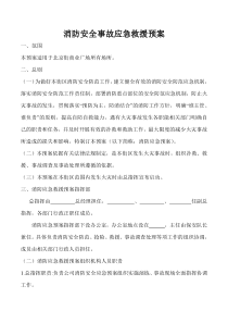 消防安全事故应急预案