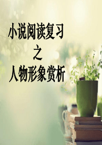 小说阅读之人物形象赏析 公开课课件 最新