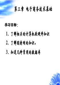 第三章 电子商务技术基础