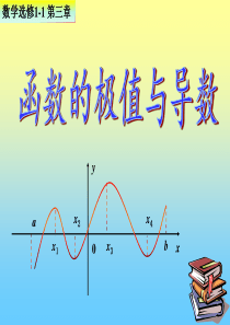 高中数学人教版选修1-1课件 函数的极值与导数(共15张PPT)