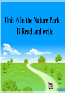 2014新版pep小学英语五年级上册Unit  6 In the Nature Park Bread