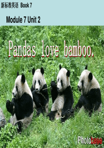 M7u2(7册)Pandas love bamboo