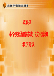 小学英语情感态度与文化意识