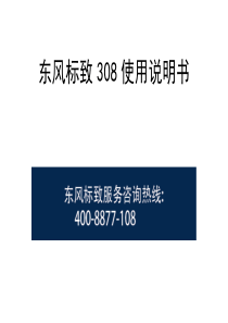 东风标致308使用说明书 不要分 共享