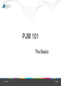 pjm 电力市场培训教材 课程101-basics