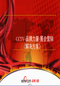 CCTV品牌力量展会营销解决方案