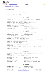 高考英语高频动词短语及句型归纳