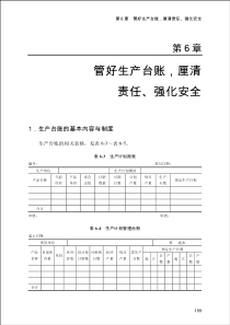 大中企业管理制度--管好生产台账厘清责任、强化安全