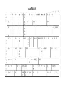 业务情况日报word表格表单模板