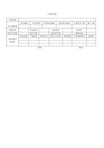 产量分析表word模板