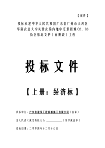 密件上册经济标侨鑫基坑支护技术标终稿