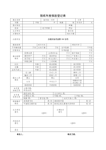 报纸年度核验登记表