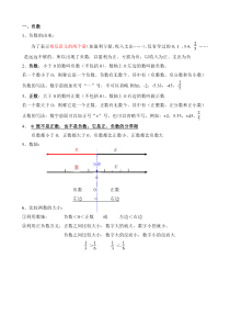 新人教版六年级下册数学知识点资料13知识点总结人教版数学六年级下册知识点总结