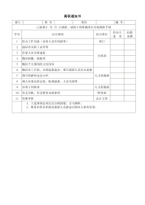 离职通知书word表格表单模板