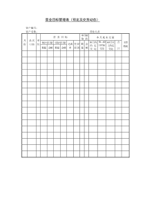 营业目标管理表预定及交货动态word模板