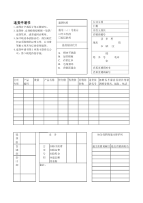 退货申请书word模板