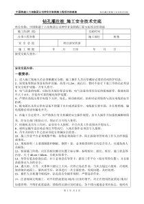 钻孔灌注桩施工安全技术交底yyy技术交底