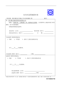 防脚手架支模架倒垮塌事故应急预案报审表防脚手架支模架倒垮塌事故应急预案