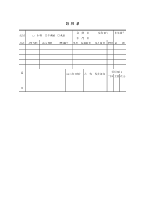 领用单word模板