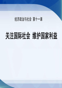 第十一课-43关注国际社会-维护国家利益