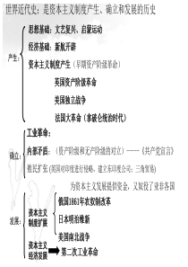 2013年九年级上册历史复习(黄冈版)