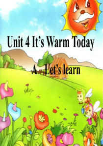 It_is_warm_today第一课时课件