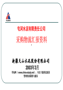 448 科尔尼―屯河水泥采购物流咨询报告