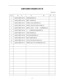 建材17：边缘传动磨机安装检测记录表