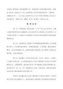 山东省小额贷款公司监督管理暂行办法