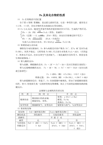 Fe及其化合物知识点