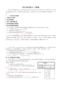 初三化学专题：初中化学典型计算题