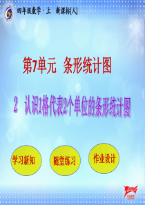 认识1格代表2个单位的条形统计图人教版数学四年级上册教学课件ppt