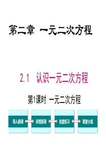 第1课时一元二次方程北师大版九年级上册数学教学课件