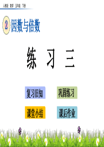 练习三湘教版五年级下册