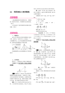 利用相似三角形测高1北师大版九年级上册数学教案