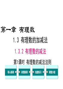 第1课时有理数的减法法则人教版七年级上册精品教学课件