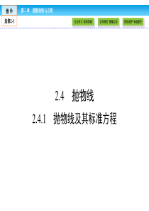 人教版高中数学选修21课件第2章圆锥曲线与方程241