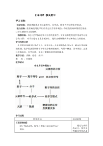 化学用语专题复习