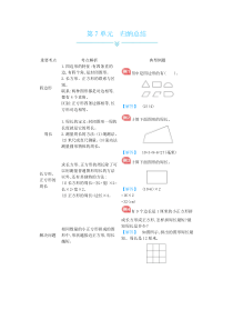 第7单元归纳总结人教版数学三年级上册知识点单元归纳总结