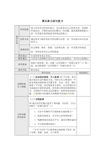 第五章小结与复习人教版七年级下册数学教案