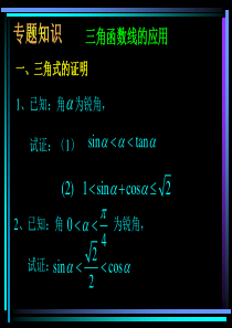 高一数学课件角函数线的应用高一数学课件