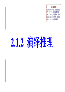 高中数学人教版选修12同课异构教学课件212演绎推理教学能手示范课