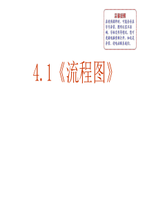 高中数学人教版选修12同课异构教学课件41流程图教学能手示范课