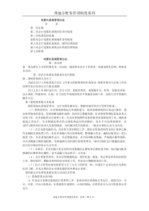 弗迪尔财务制度系列 电算化管理办法