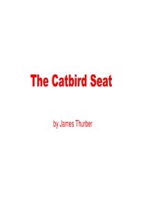 The-Catbird-Seat(课件)