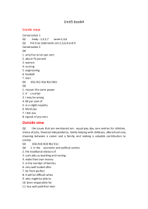 新标准视听说教程第二版第4册Unit-5-gender-studies答案