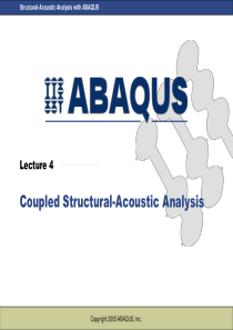 ABAQUS声学分析-acoustics-lecture4