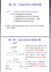 工业企业电力负荷计算