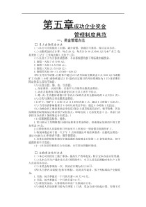 成功企业奖金管理制度典范（（DOC 16页）